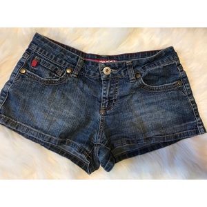 Denim shorts